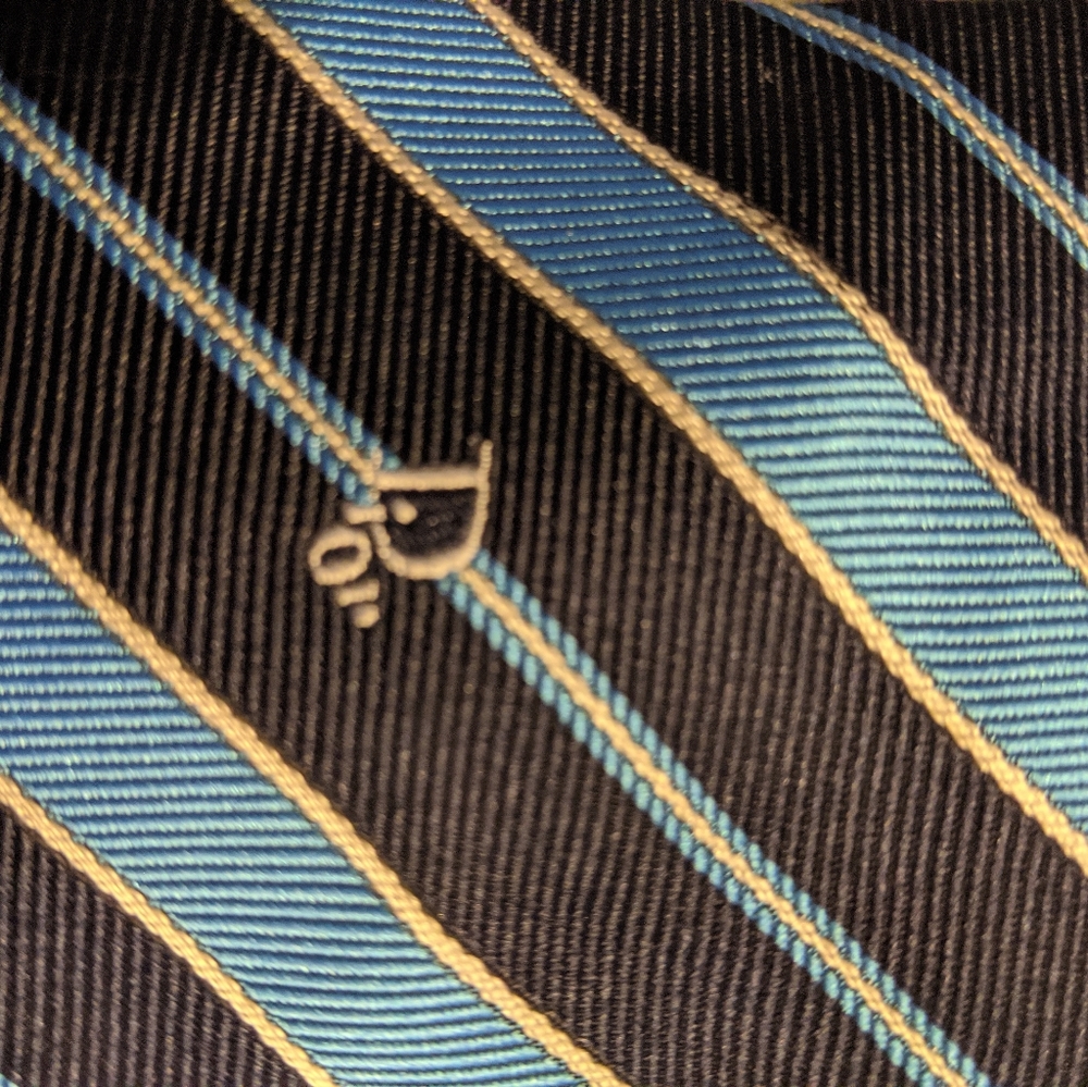 Christian Dior tie and tie chain bundle - Picture 4 of 5